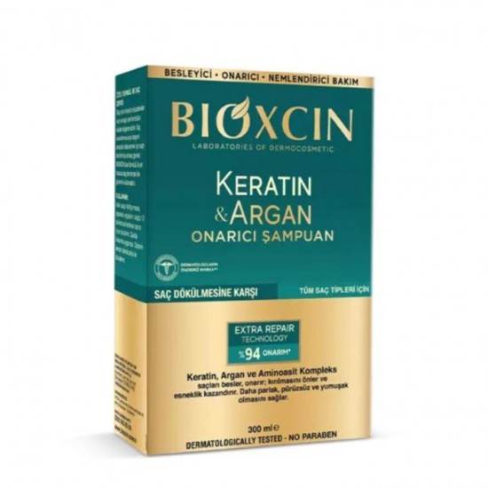 Bioxcin Keratin & Argan Repairing Shampoo 300 ml