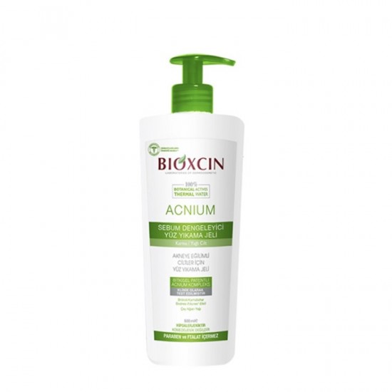 Bioxcin Acnium Sebum Balancing Facial Cleansing Gel 500 ml