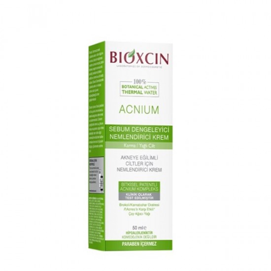 Bioxcin Acnium Sebum Balancer Moisturizing Cream 50 ml