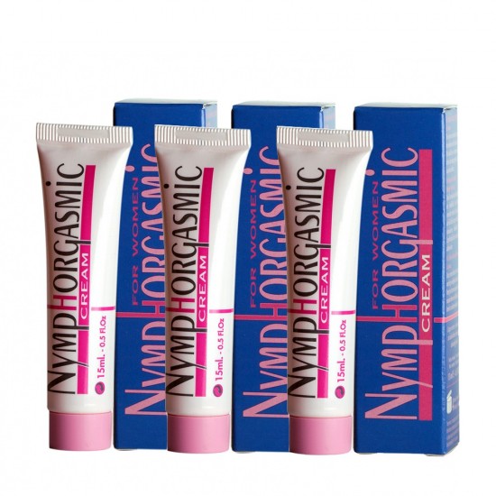 Nymphorgasmic Clitoral Stimulating Cream 15 ml (3 Pieces)