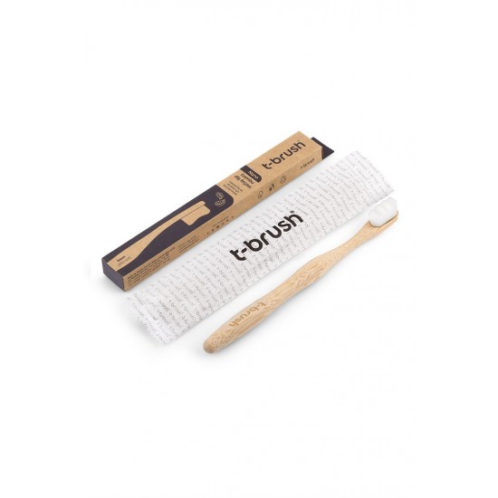 T-Brush Nano Bamboo Toothbrush - White Color