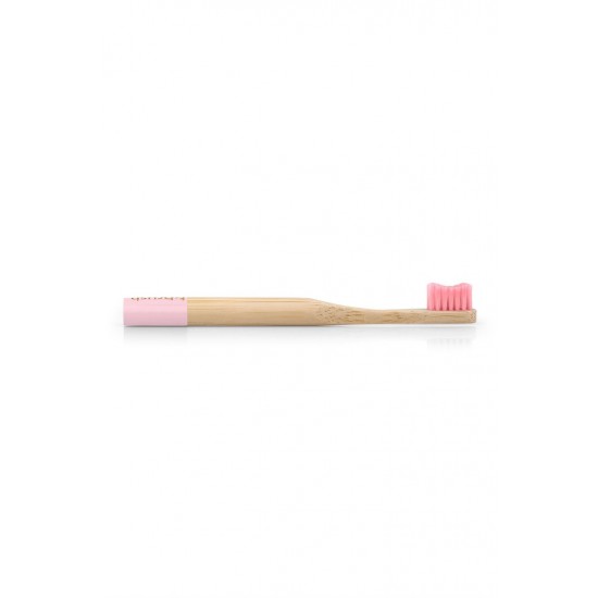 T-Brush Bamboo Toothbrush For Kids - Pink