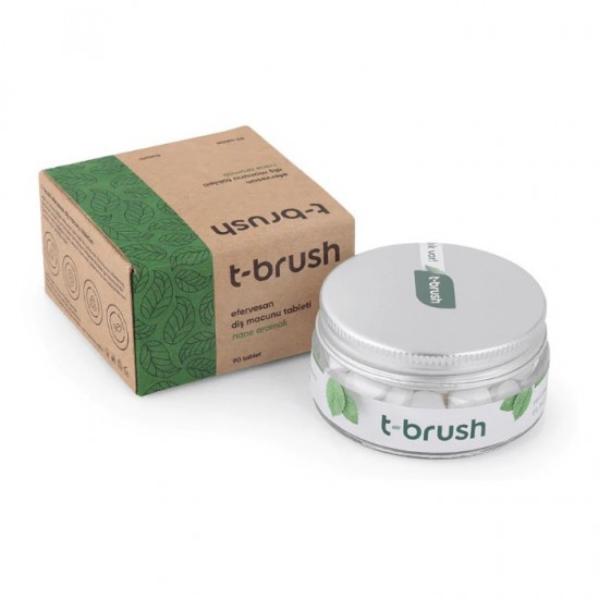 T-Brush Mint Flavored Toothpaste Tablet - Fluoride