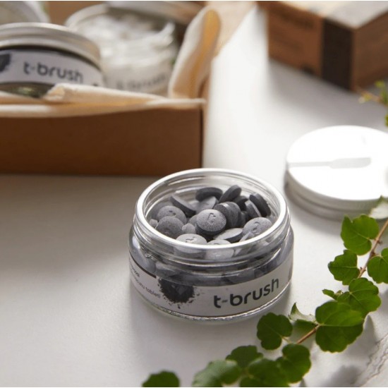 T-Brush Activated Charcoal Toothpaste Tablet - Fluoride