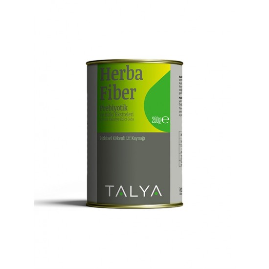 Talya Bitkisel HerbaFiber Dietary Supplement (Prebiotic) Containing Prebiotics and Plant Extracts 250g