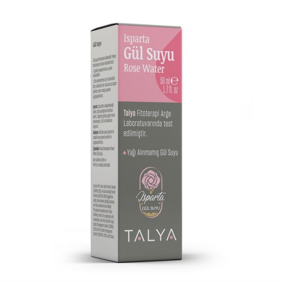 Talya Bitkisel Isparta Rose Water 50 ml