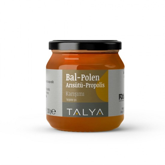 Talya Bitkisel Mixture of Honey-Pollen-Royal Jelly-Propolis 230 g (For Adults)