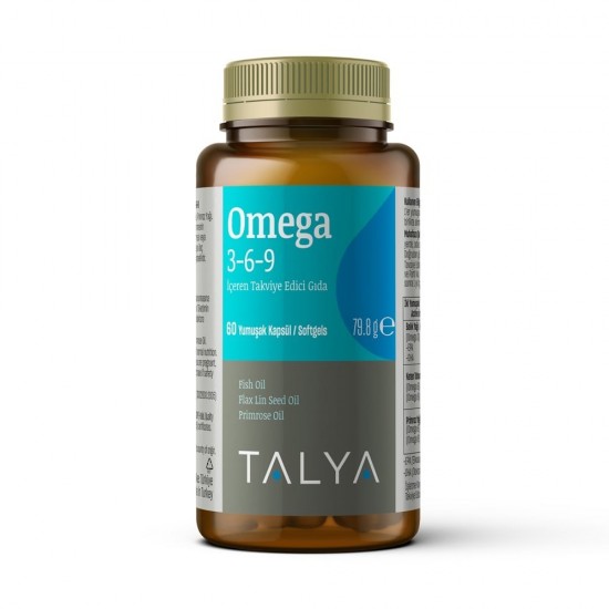 Talya Bitkisel Dietary supplement containing OMEGA 3-6-9 60 Capsules