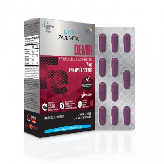 Zade Vital Iron 30 Capsules