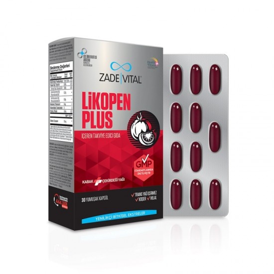 Zade Vital Lycopene Plus 30 Capsules