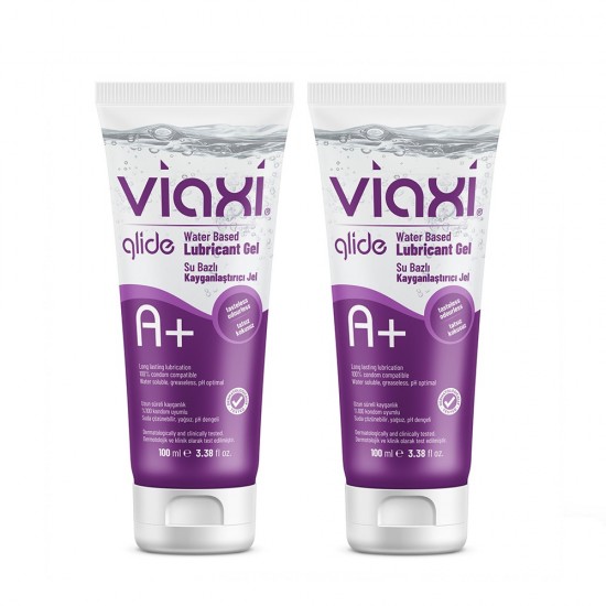 Viaxi Glide A+ Lubricating Gel 100 ml (2 Pack)