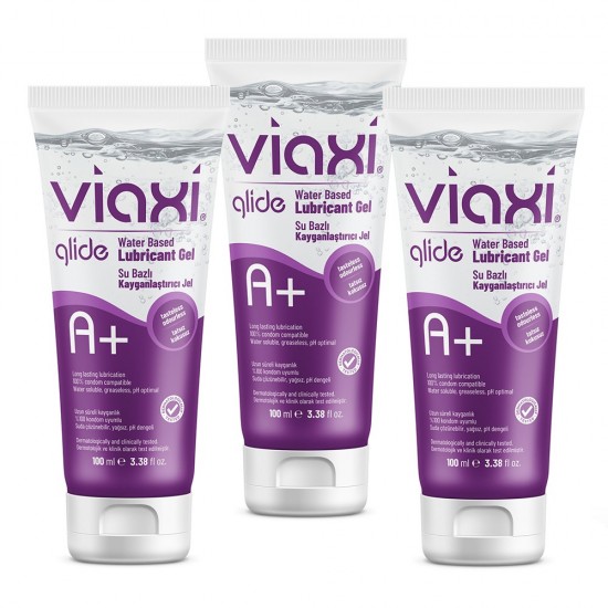 Viaxi Glide A+ Lubricating Gel 100 ml (3 Pack)