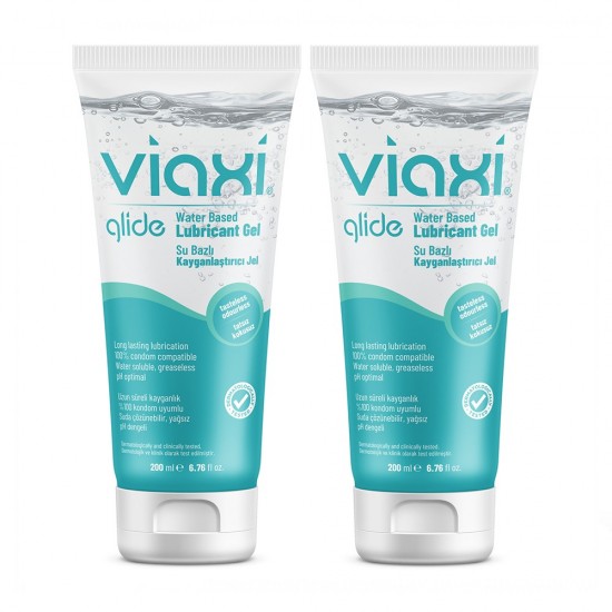 Viaxi Glide Lubricating Gel 200 ml (2 Pack)